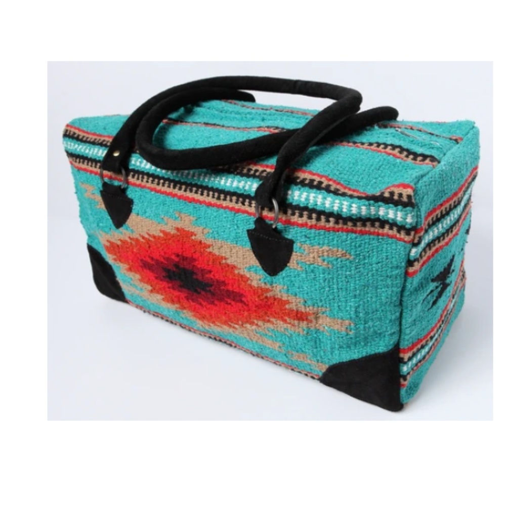 Handwoven Southwest Go West Weekender Bag